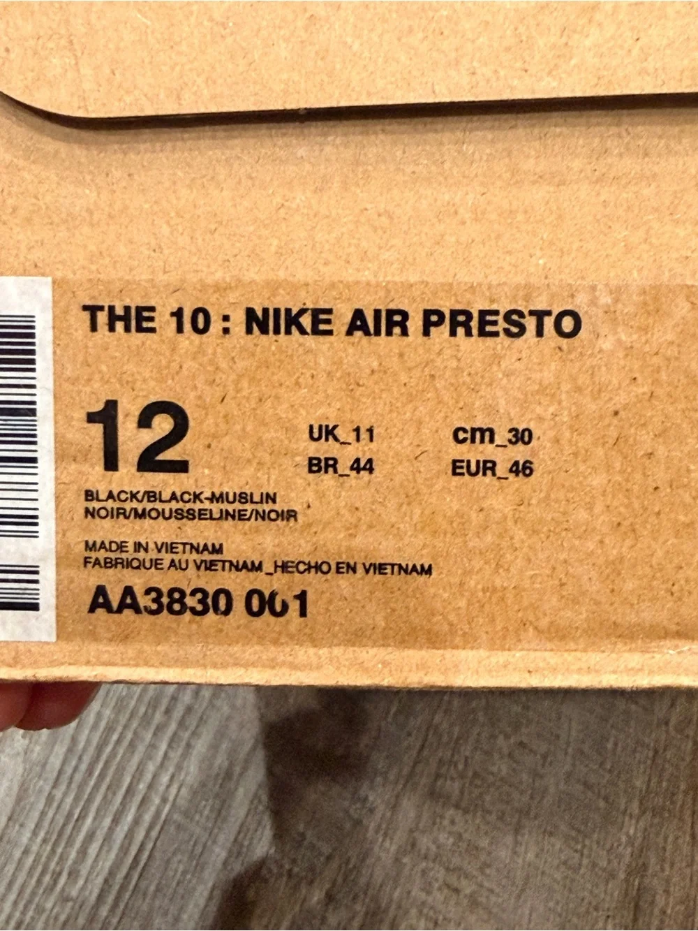 Off-White x Nike Air Presto ‘The Ten’ - Never Worn